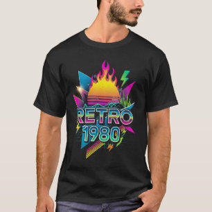 RETRO 1980 – Vintage 80s Arcade Synthwave T-Shirt