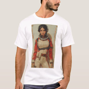 Retro 1980s Japanese Sci-Fi AV Magazine Cover Desi T-Shirt
