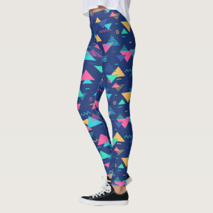 Retro 1980's Pattern Leggings