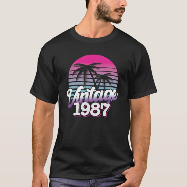 Retro 1987 Limited edition | Birthday Gift Idea T-Shirt (Front)
