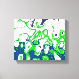 Retro 2059 abstract design art canvas print