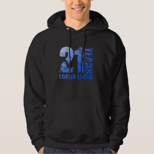 Retro 21 years old boy gift 21 birthday gift for g hoodie
