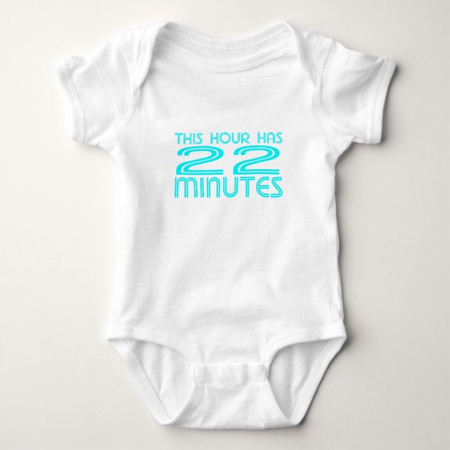 Retro - 22 Minutes Baby Bodysuit (Front)