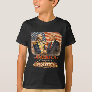 Retro 250 years america anniversary 250th trump T-Shirt