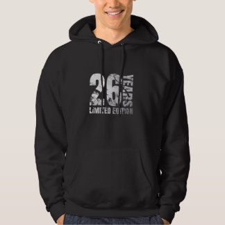Retro 26 years old boy gift 26 birthday gift for g hoodie