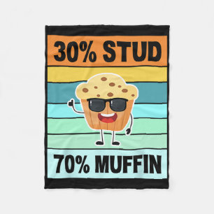 Retro 30 Stud 70 Muffin Shirt Stud Muffin Shirt Va Fleece Blanket