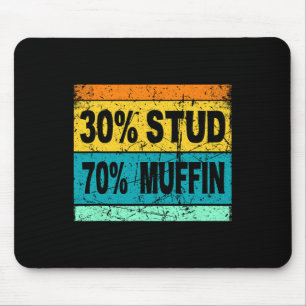 Retro 30 Stud 70 Muffin Shirt Stud Muffin Shirt Va Mouse Mat