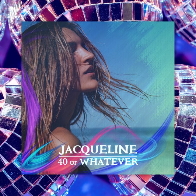 Retro 40th Birthday Colourful 90s Music Album Cove Invitation (Creator Uploaded)