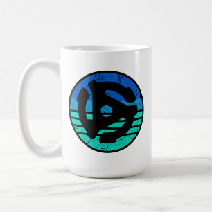 Retro 45 RPM Adapter Vinyl Coffee Mug