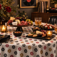 Retro 45 RPM Vinyl Record Adapter Tablecloth – Vin