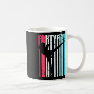 Retro 45th Birthday For Kickboxing Women Kickboxer Coffee Mug