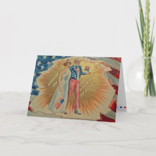 Retro 4th of July Card