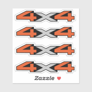 Retro 4x4 sticker