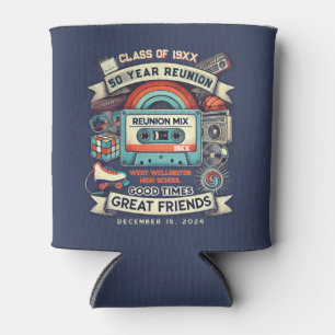 Retro 50 Year High School Reunion 70's – Cassette  Can Cooler