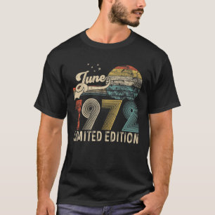 Retro 50 Years Old 50Th Birthday Vintage Retro Jun T-Shirt