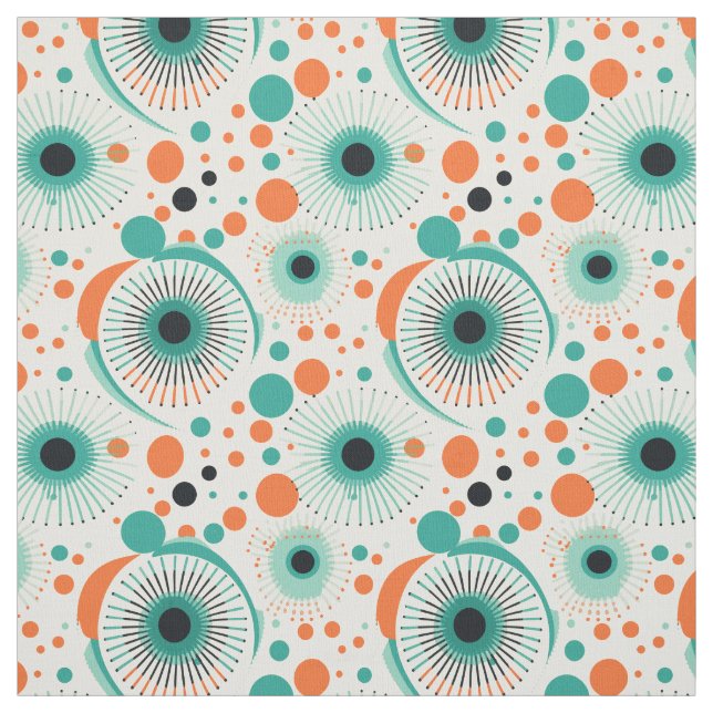 Retro 50's Atomic Age  Fabric (Swatch)