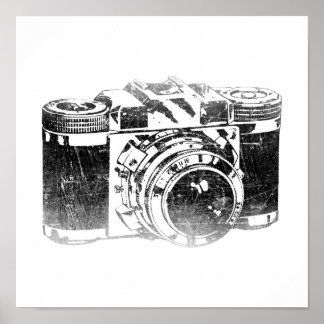 Retro 50's camera poster