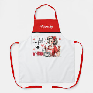 Retro 50s Glam Housewife Funny Sarcastic Humour Apron