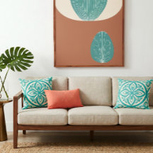 Retro 50s Hawaiian pattern