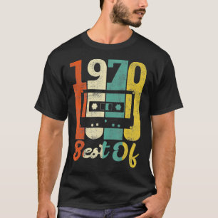 Retro 52th Birthday Cassette 1970 Best Of 70s T-Shirt