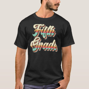 Retro 5th Fifth Grade Elementary Teacher Back To S T-Shirt
