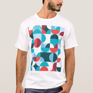 Retro 60's 70's minimalist pattern T-Shirt