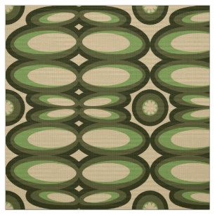 Retro 60s 70s pattern styled fabric