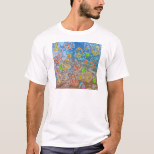 Retro 60s Peaceful Ocean Life Apparel Gifts T-Shirt