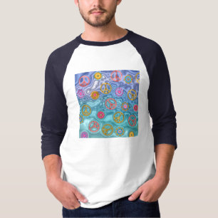 Retro 60s Peaceful Ocean Waves Apparel Gifts T-Shirt