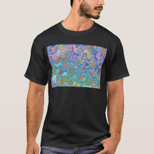 Retro 60s Peaceful Ocean Waves Apparel Gifts T-Shirt
