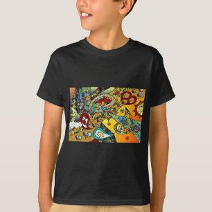 Retro 60s Psychedelic Cycle Of Life Gifts Apparel T-Shirt