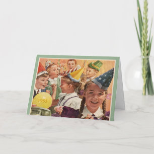 Retro 60th Birthday Party 1955 Childhood Memories Card