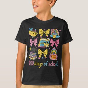 Retro 67 Days Of School Pastel Pencil Student T-Shirt