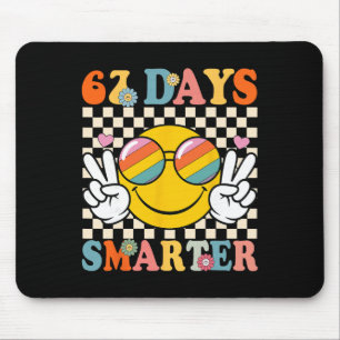 Retro 67 Days Smarter 67 Days Of School Groovy Tea Mouse Mat