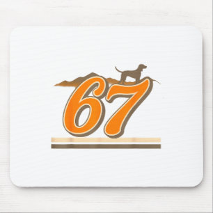 Retro 67 Tennessee Name Funny Tn Dog Gift For Men  Mouse Mat
