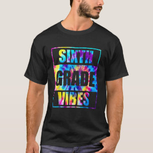 Retro 6th Grade Vibes First Day Teacher Kids Back T-Shirt