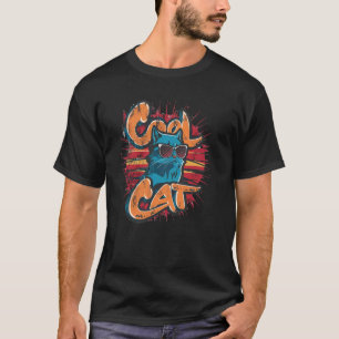 Retro 70s 80s 90s Meowy cat i do what i want - Fun T-Shirt