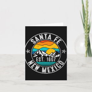 Retro 70s 80s Santa Fe New Mexico Nm  Card