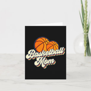 Retro 70s basketball mom cute player mama team spo card