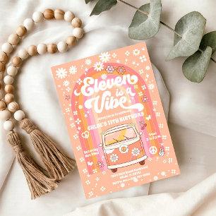 Retro 70s Birthday Party Invitation