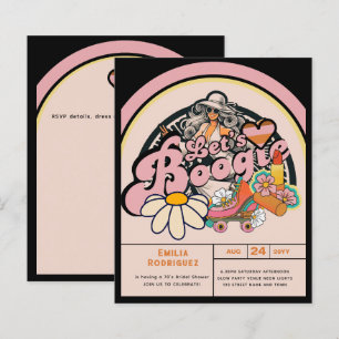 Retro 70s Boogie Disco Dancing Bridal Bachelorette