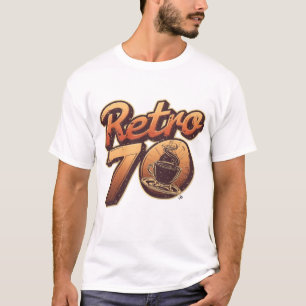 Retro 70s Coffee Vintage Café Style Design T-Shirt