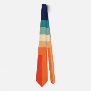 Retro 70s Colour Palette Tapestry Tie