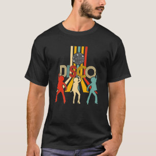 Retro 70S Disco Gifts Vintage Dancing Disco Ball T-Shirt