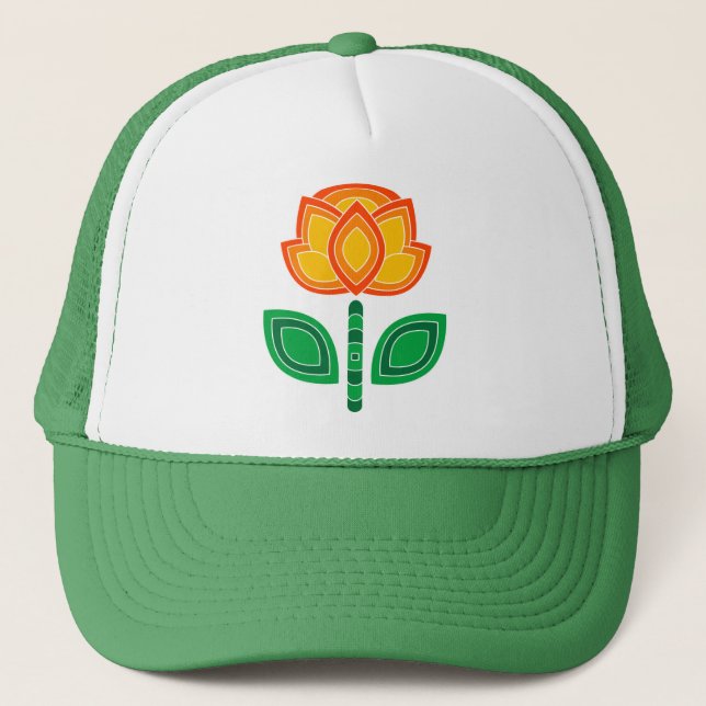 Retro 70s Flower Caps (Front)