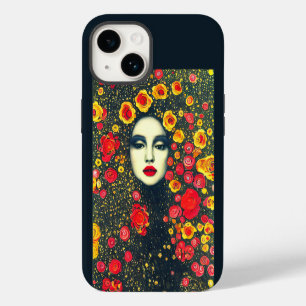 Retro 70s Flower Market Personalised Bedroom iPhone 14 Case