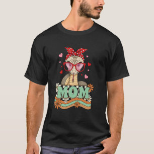 Retro 70s Flower Snake Mum Mama Grandma Mother's D T-Shirt