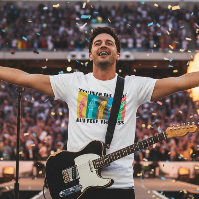 Retro 70s guitar and music vibes graphic T-Shirt (Creator Uploaded)