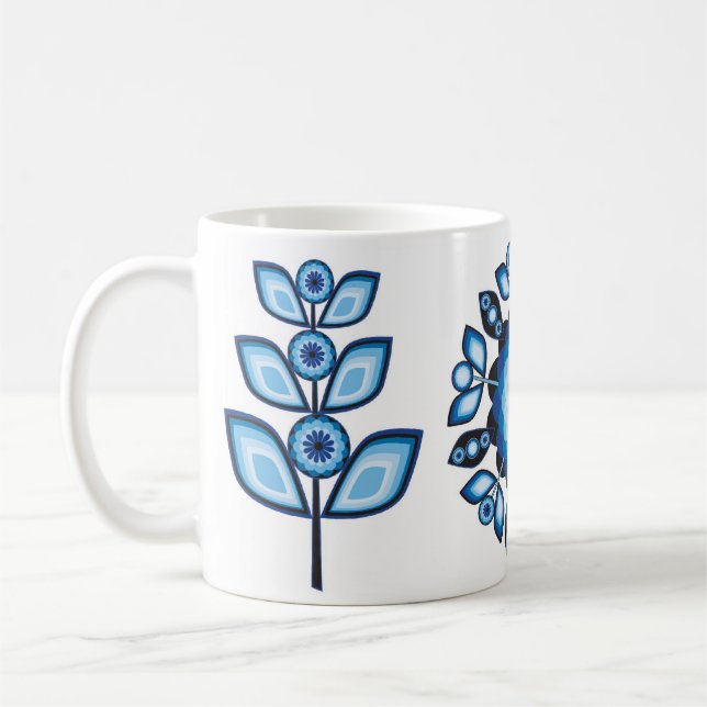 Retro 70's Gypsy Garden Mug (Left)
