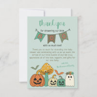 Retro 70's Halloween Little Boo Baby Shower